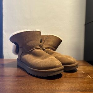 UGG Cream Shearling Lined Boots